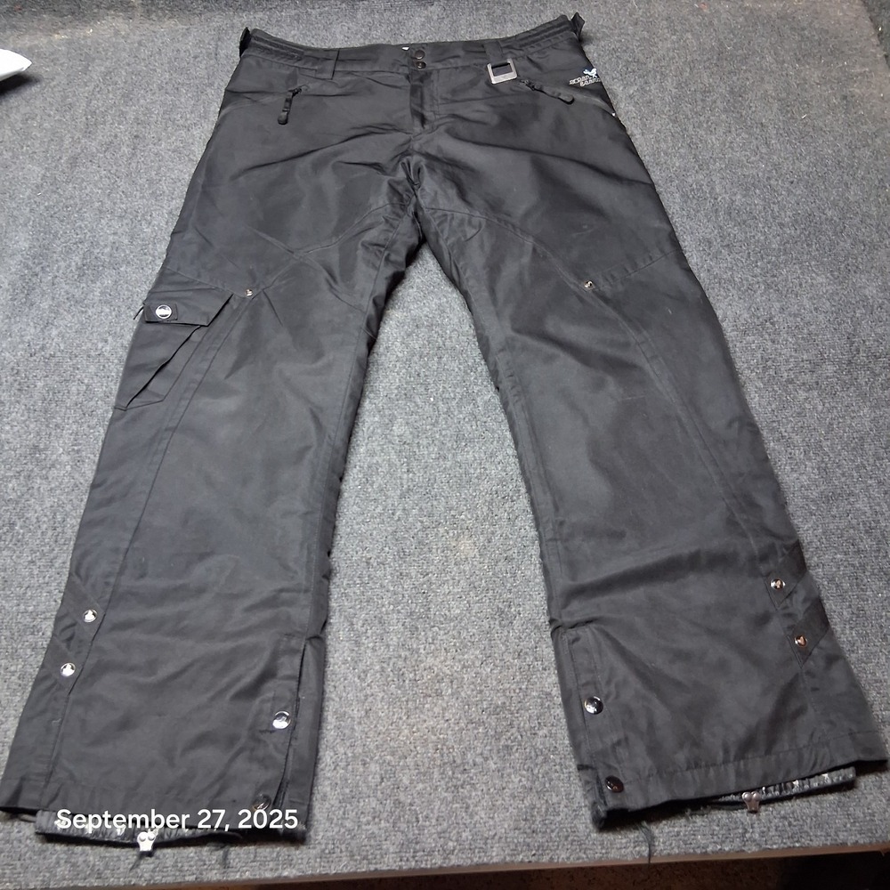 Ocean and Earth Snowboard Ski Pants‎ Size XL Black Insulated